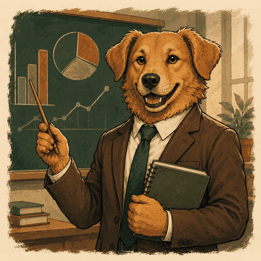 Педагог у доски с книгой